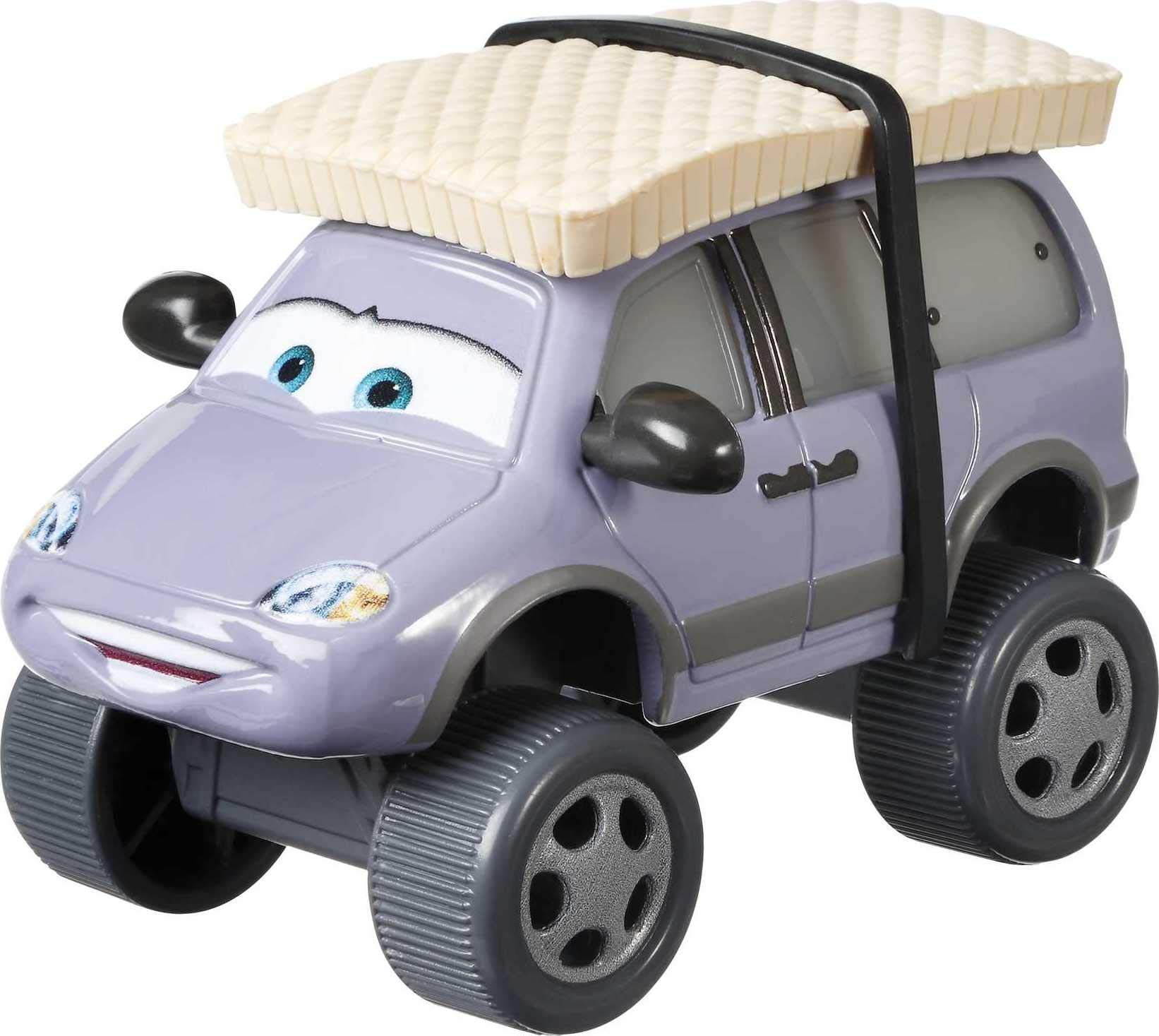 Disney Cars Toys Pixar Cars Leroy Traffik großes Druckguss-Fahrzeug mit Schnee-Reifen, Spielzeug-LKW-Sammler, Geschenke für Kinder ab 3 Jahren, mehrfarbig