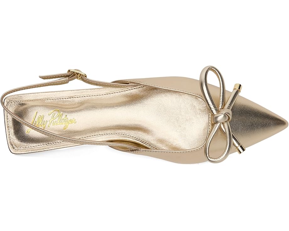 Lilly Pulitzer Brit Leather Bow Slingback - Top View