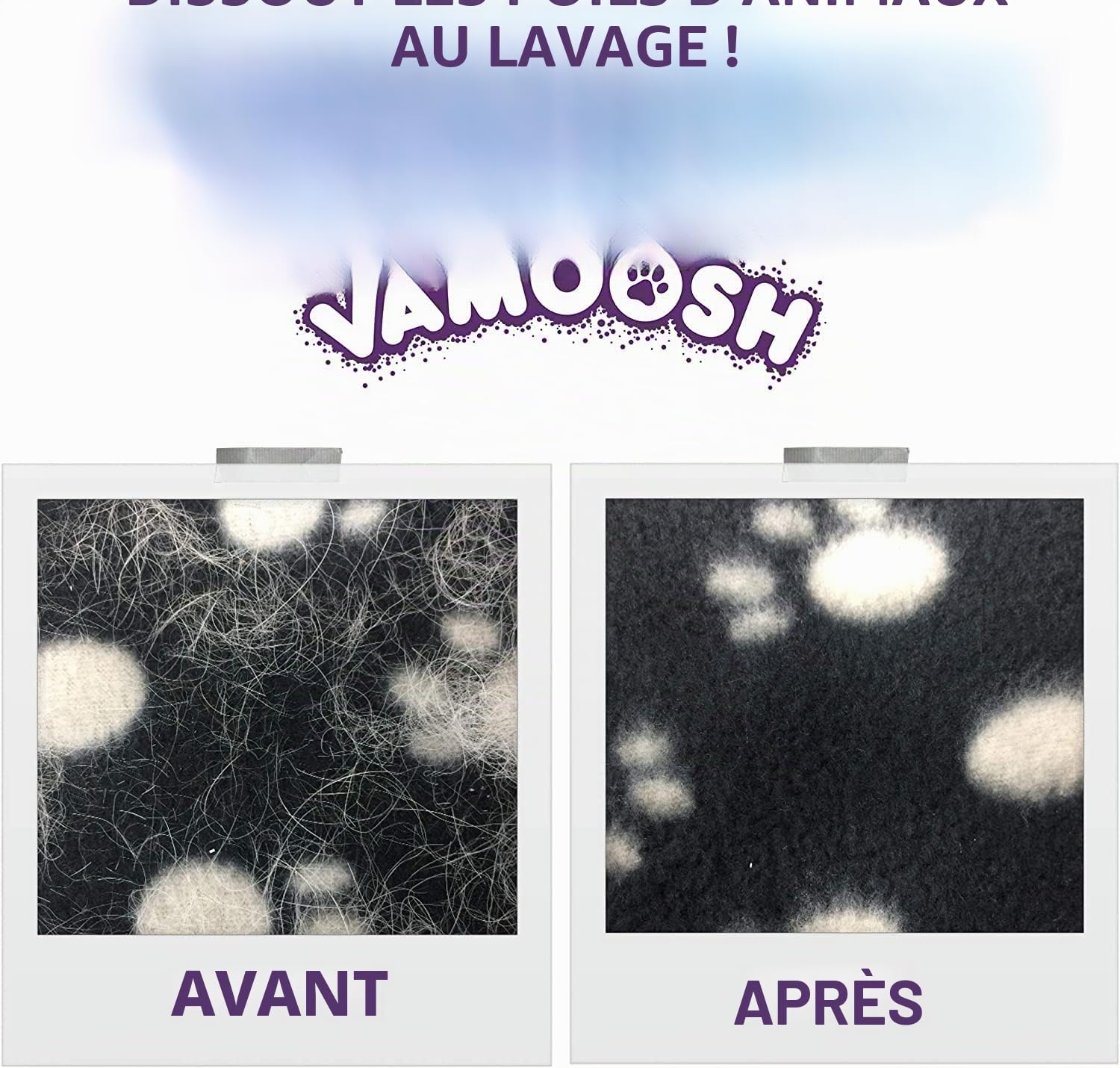 Vamoosh Dissolvant de poils d'animaux 3 x 100g - Vam001