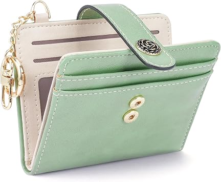 APHISON Small Wallet Women Rfid Blocking leather Slim Bifold Ladies Wallets with Credit Card Holder Zipper Coin Pocket