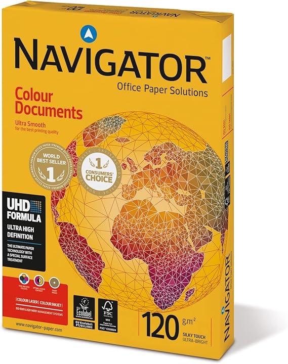 Nuco Navigator Colour Documents A4 Colour Printer Paper Multi