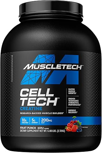 Suplemento nutricional de creatina en polvo Muscletech Cell Tech Performance Series para fisicoculturistas hardgainers MT-CE-270-03 1 1