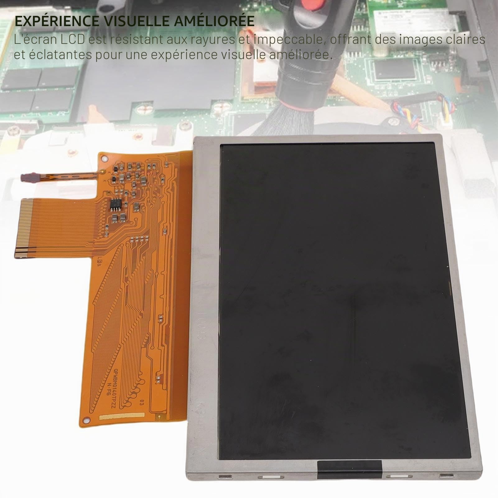 PUSOKEI Écran de Remplacement pour PS Portable 1000 1001 1002 1003 1004, écran LCD Tactile Numériseur de Remplacement pour Pièces de Console de Jeu