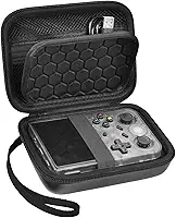 PAIYULE Estojo De Viagem Compatível Com Console De Jogos Portátil Retrô Rg353V / Rg35Xx / Rg353Vs / R36S, Organizador De Suporte De Armazenamento De Emulador Portátil, Bolsa De Transporte Para Console