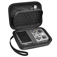 Vista 1 de PAIYULE Travel Case Compatible with RG353V RG353VS R36S Game Boy Retro Handheld Game Console, Handheld Emulator Storage Holder Organizer, Android