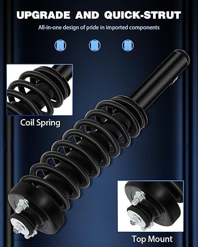 Miniatura 2 de ECCPP Juego de 2 puntales completos para Honda CR-V 1997 1998 1999 2000 2001