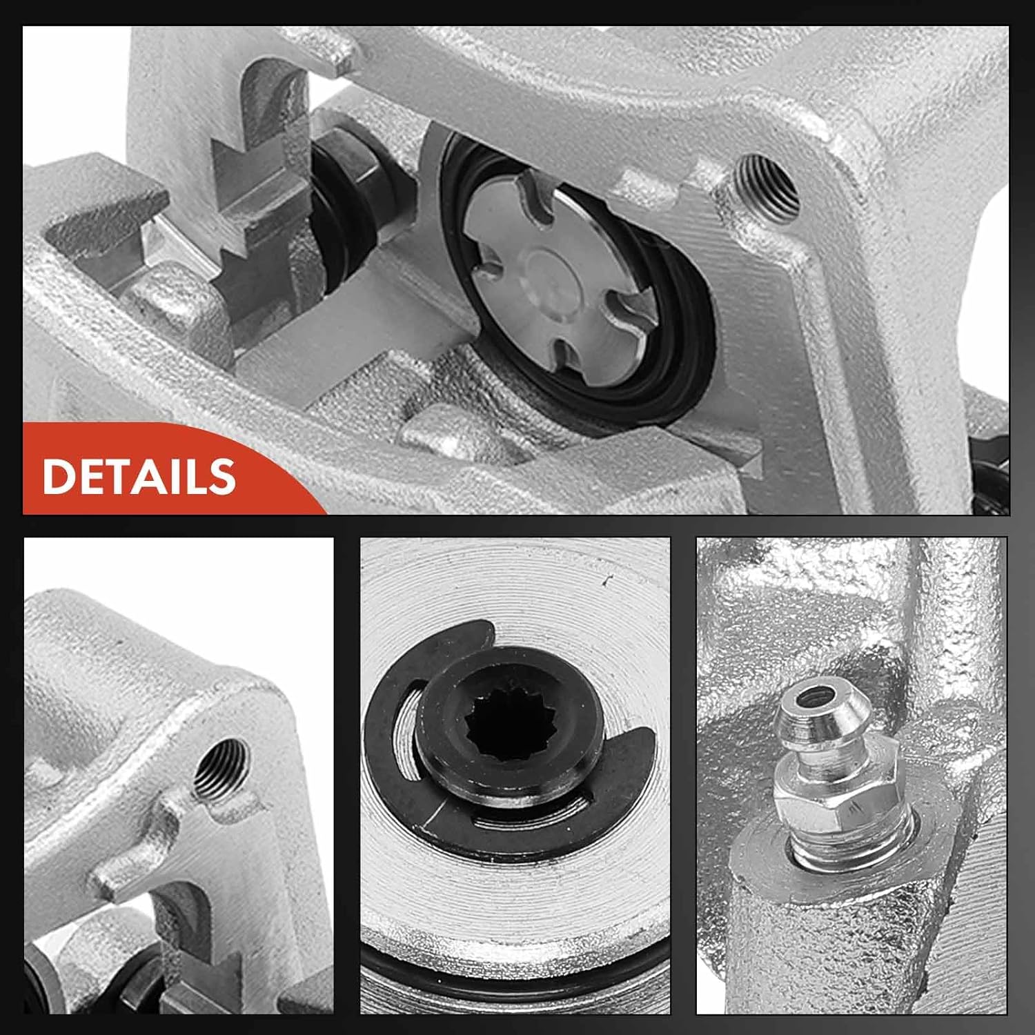 A-Premium Disc Brake Calipers Assembly with Bracket Compatible with Hyundai Sonata 2015 - Rear Driver and Passenger Side