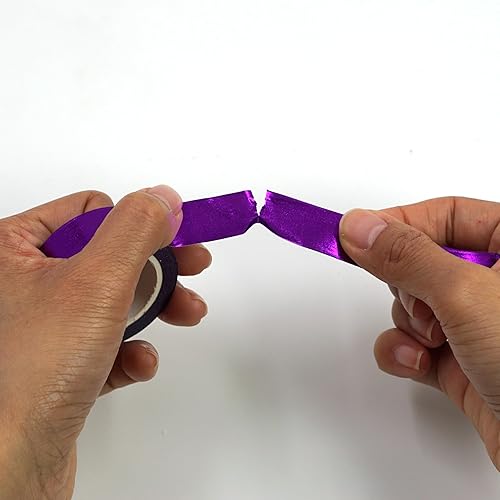 Miniatura 8 de Cinta washi de lámina plateada para pared, cinta decorativa para manualidades, cinta adhesiva adhesiva para espejo, tiras plateadas para decoración