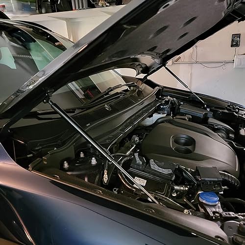 Miniatura 3 de HIGH FLYING Accesorios de coche Gato hidráulico de elevación de capó delantero soporta puntales de capó amortiguadores de resortes para Mazda CX-5