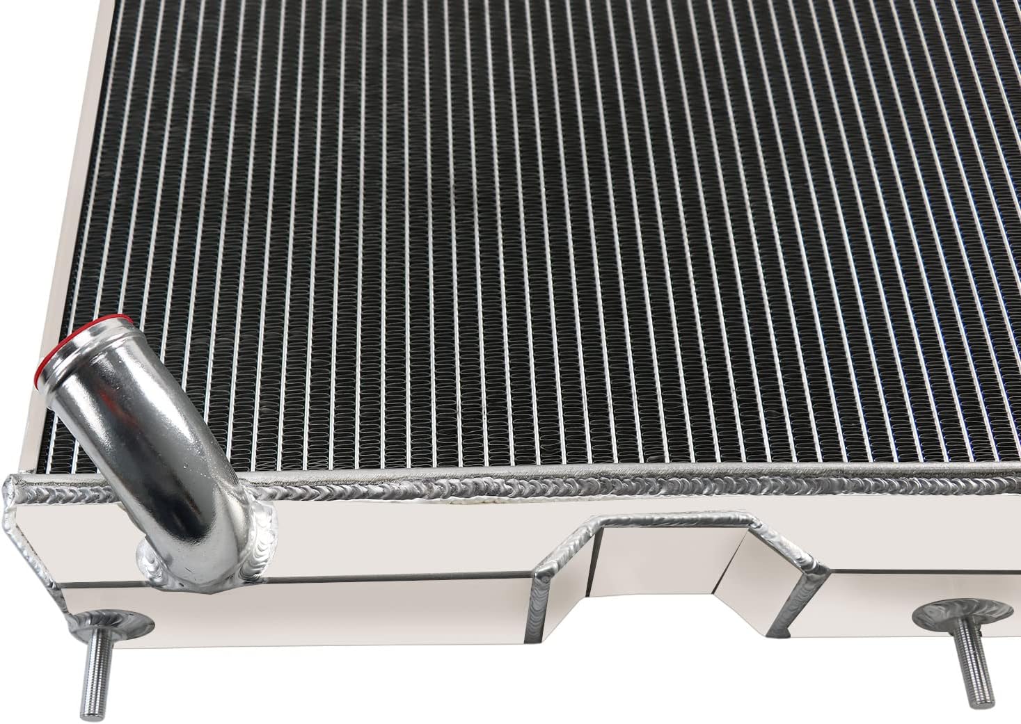 CoolingCare Radiator for 1943-1952 Jeep Willys 2.2L L4 & 2.4L 2.6L 3.7L L6 Gas Truck, All Aluminum 3 Row Core