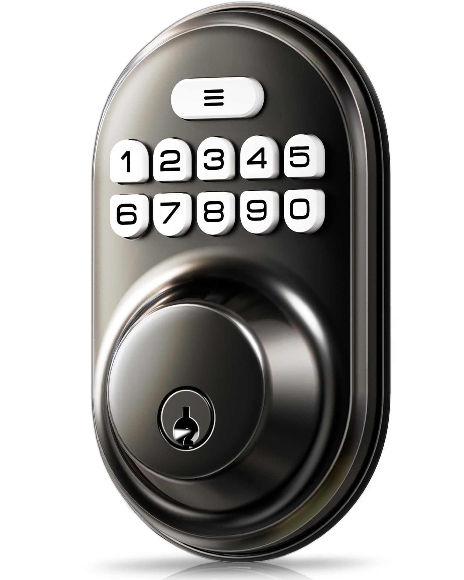Photo 1 of Veise Keyless Entry Door Lock, Electronic Keypad Deadbolt, Keyed Entry, Auto Lock, Anti-Peeking Password, Back Lit & Easy Installation Design, Matte Black