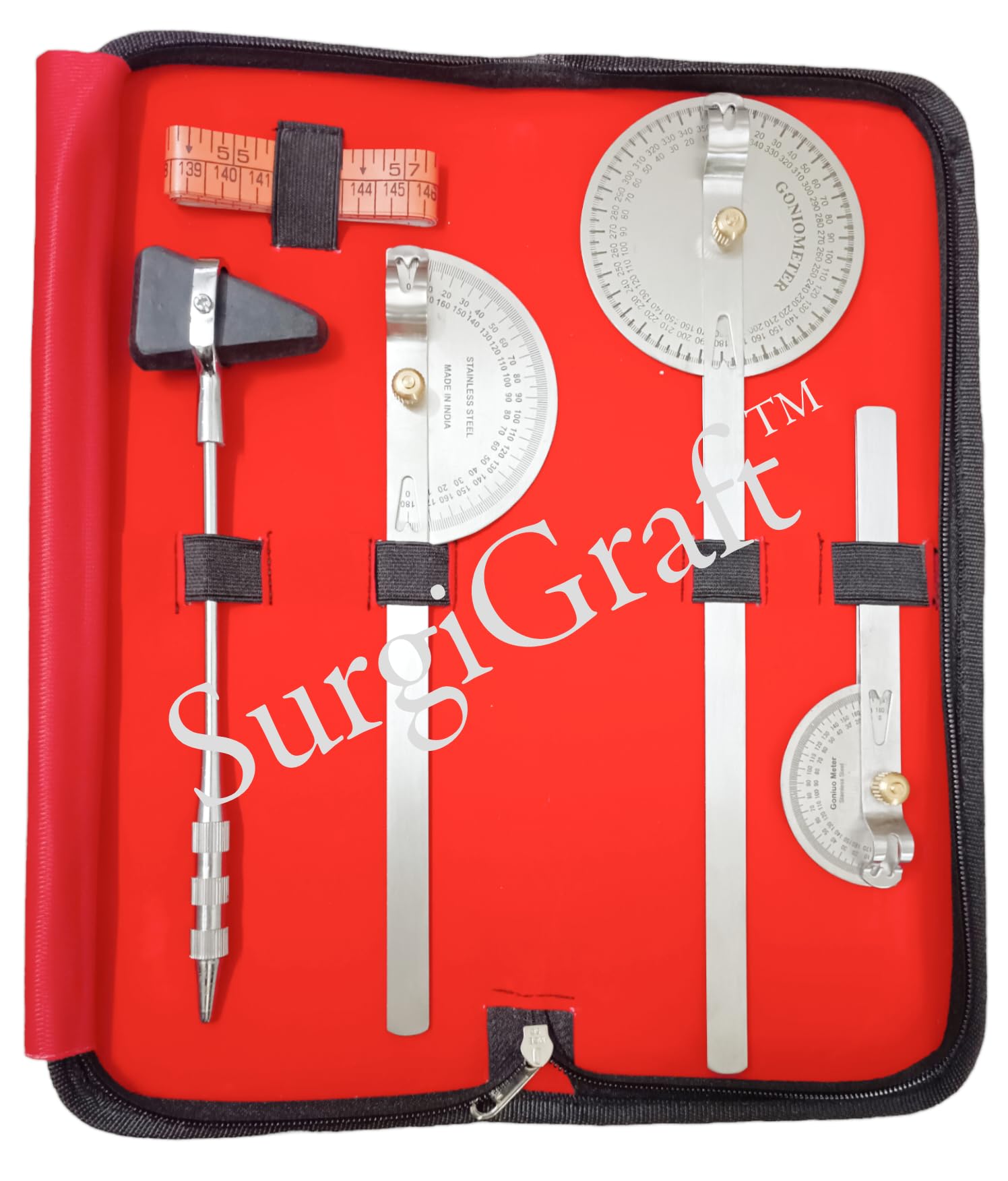 SurgiGraft Goniometer Set of 3 and Knee Hammer with Measuring Tape (B0CB1P7ZYF) Amazon Price History, Amazon Price Tracker