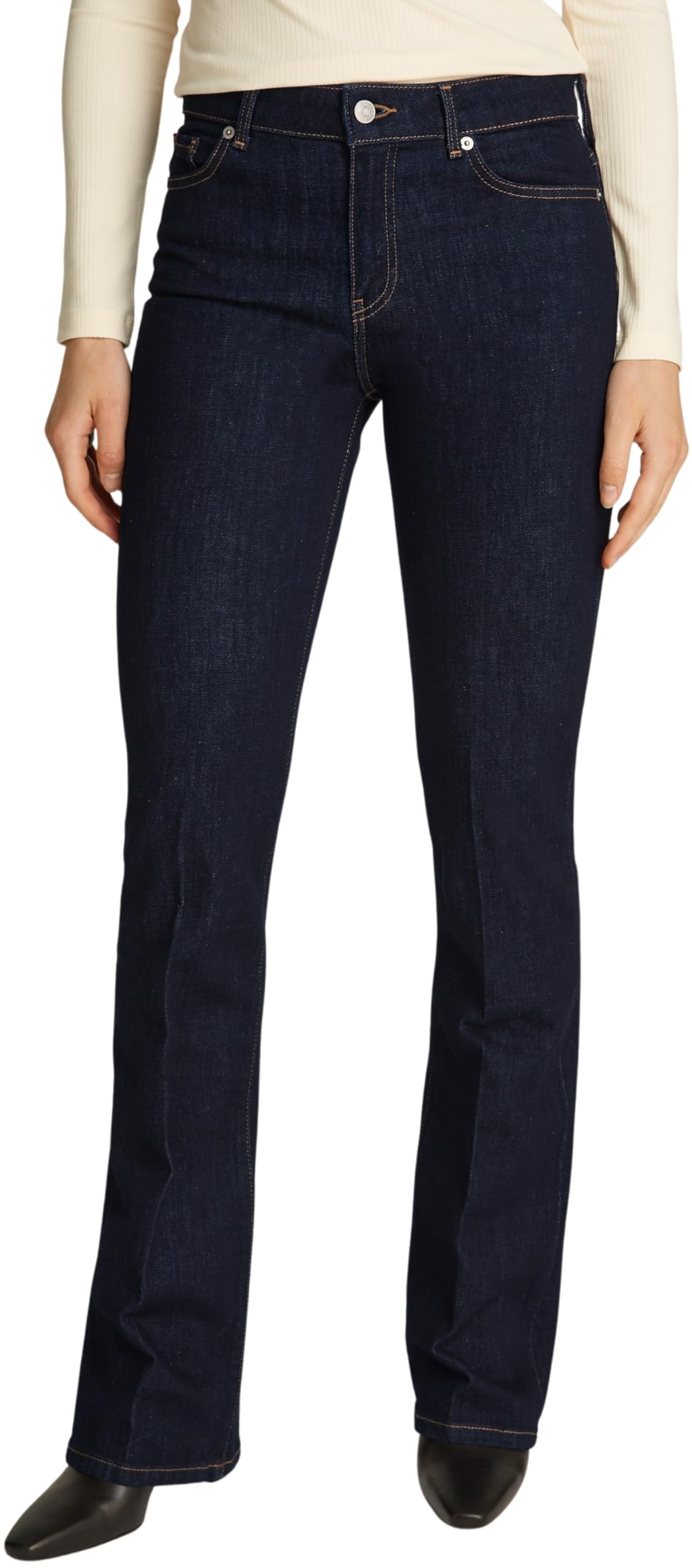 Tommy Hilfiger Damen Jeans Hose Bootcut Stretch