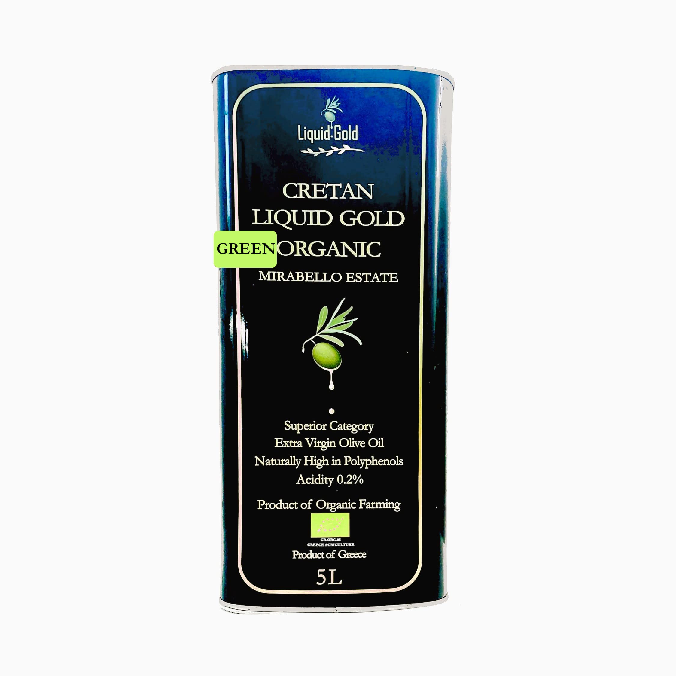 Buy Liquid Gold ™ 5L GREEK EXTRA VIRGIN OLIVE OIL OCTOBER 2022