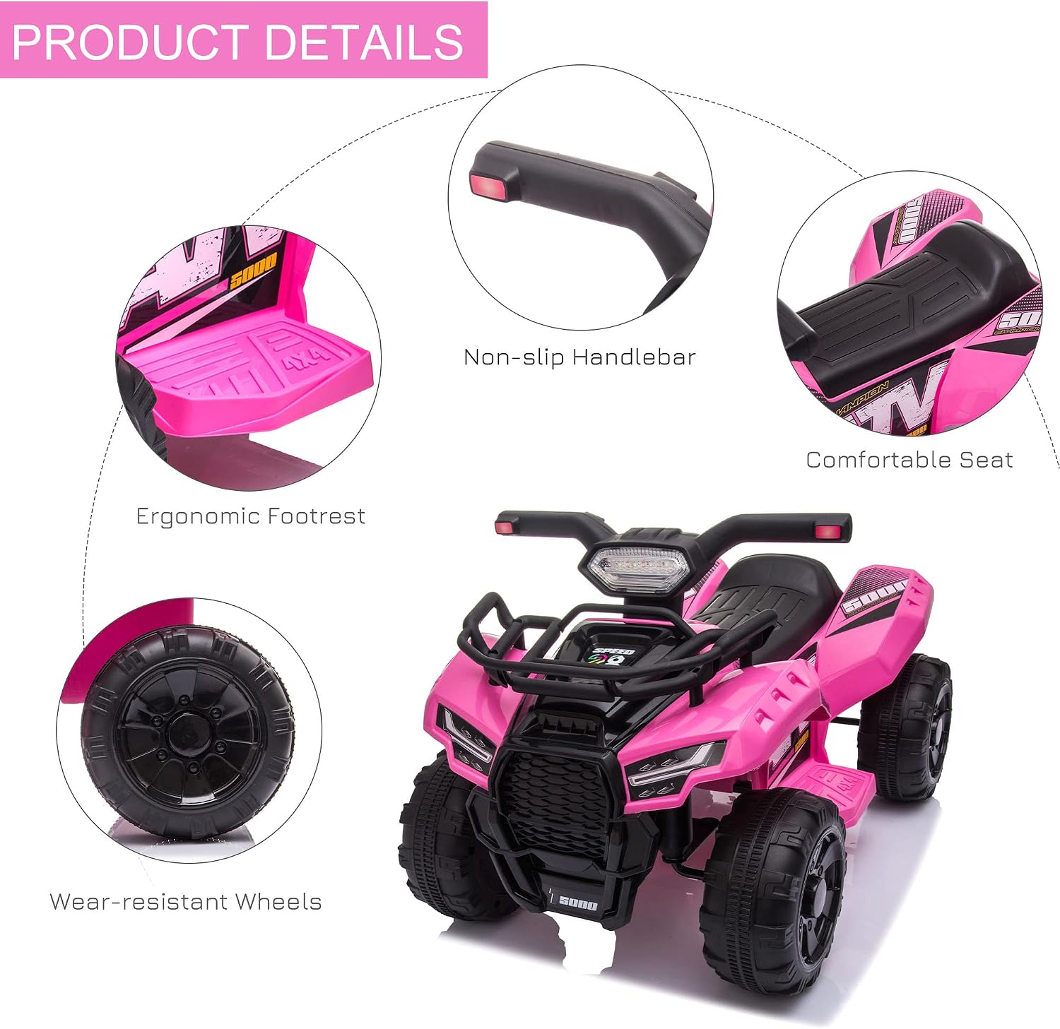 Car Toddlers Quad Bike ATV Toy 