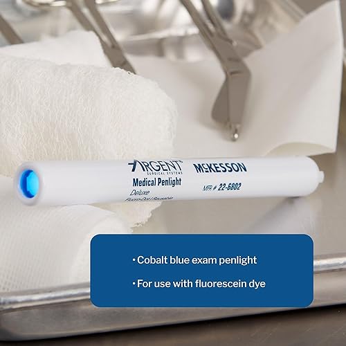 Miniatura 3 de McKesson Lámparas de examen, reutilizables, luz azul cobalto, para usar con tinte fluoresceína, 7 pulgadas, 1 unidad, 1 paquete