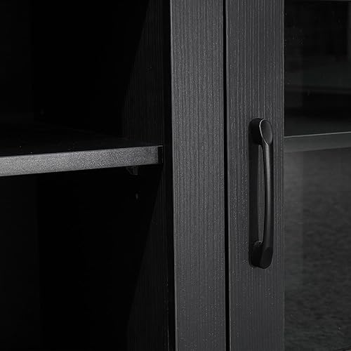 Miniatura 31 de Flash Furniture Sheffield - Soporte de madera para TV de 80 pulgadas, consola multimedia/gabinete de TV con 3 estantes ajustables y puertas de