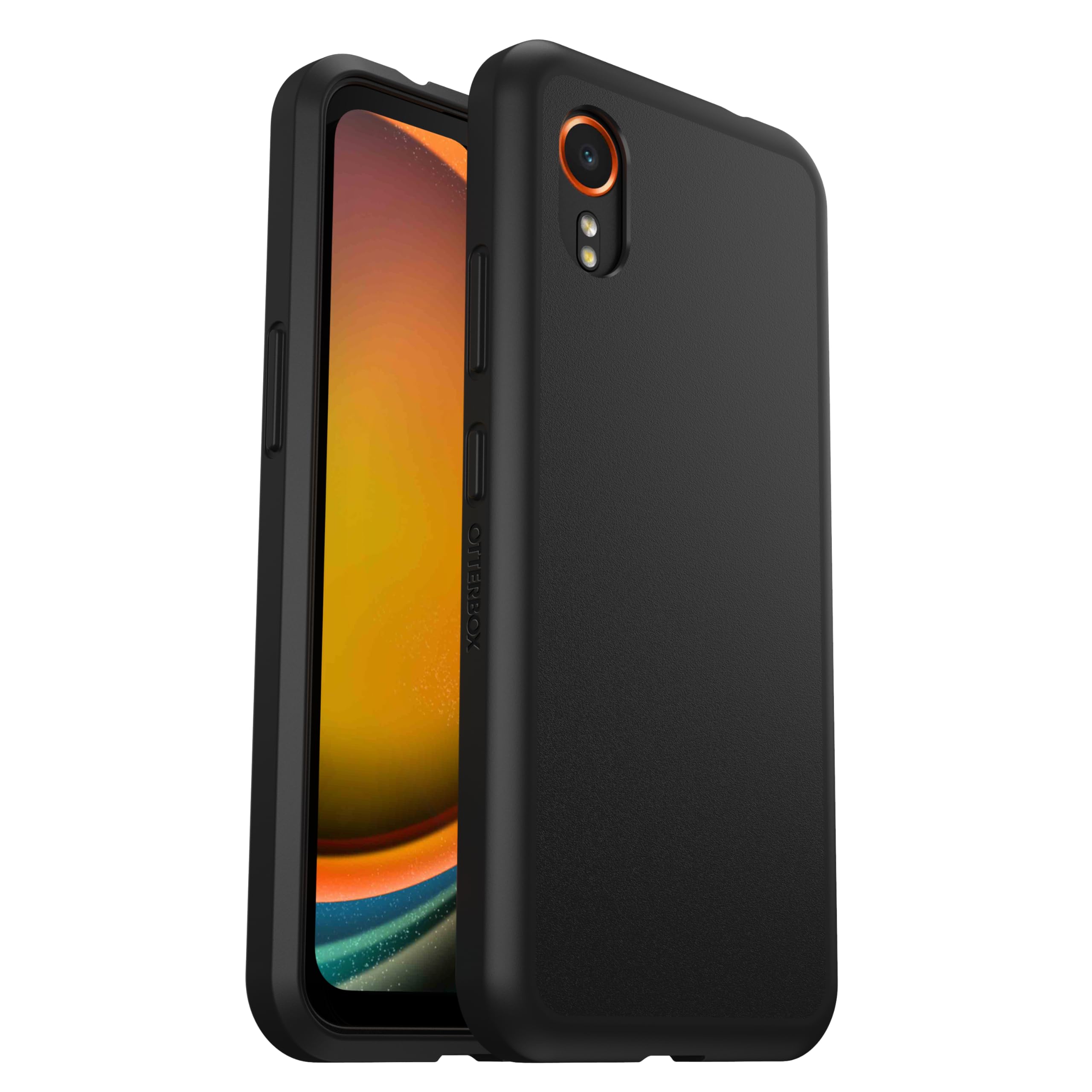 OtterBox Sleek Etui do Samsung Galaxy XCover 7, Odporne na Wstrząsy i Upadki, Przetestowane Zgodnie ze Standardami Wojskowymi, Czarne, Bez Opakowania Detalicznego