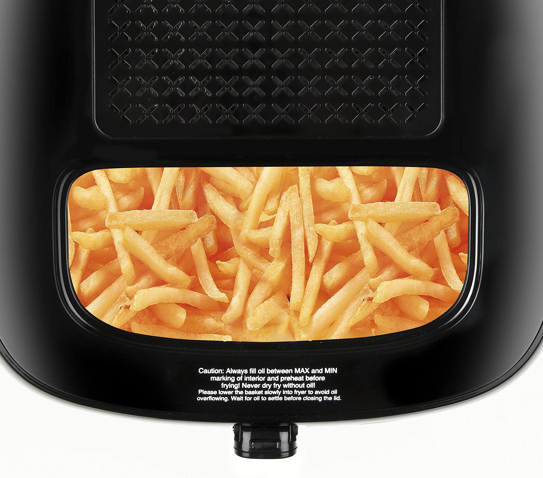Girmi FG21 Friggitrice, 1800W, 2,5 L, Antiaderente, Nero
