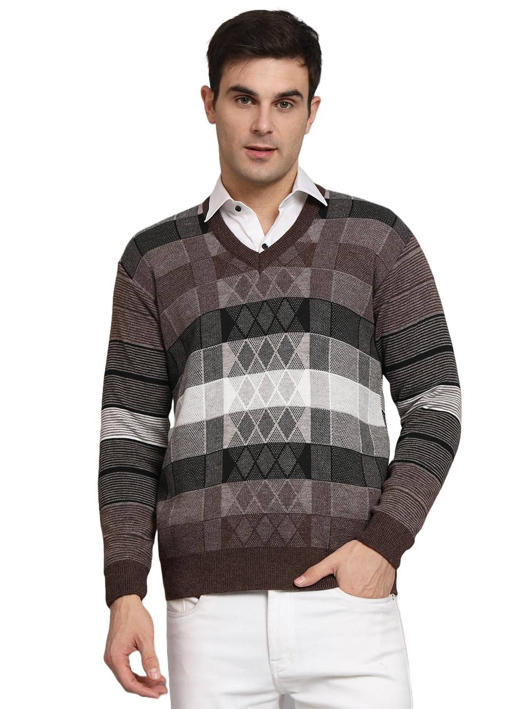 ekools Men's winterwear Woolen Office wear Sweaters (4052_eK)-picture-42