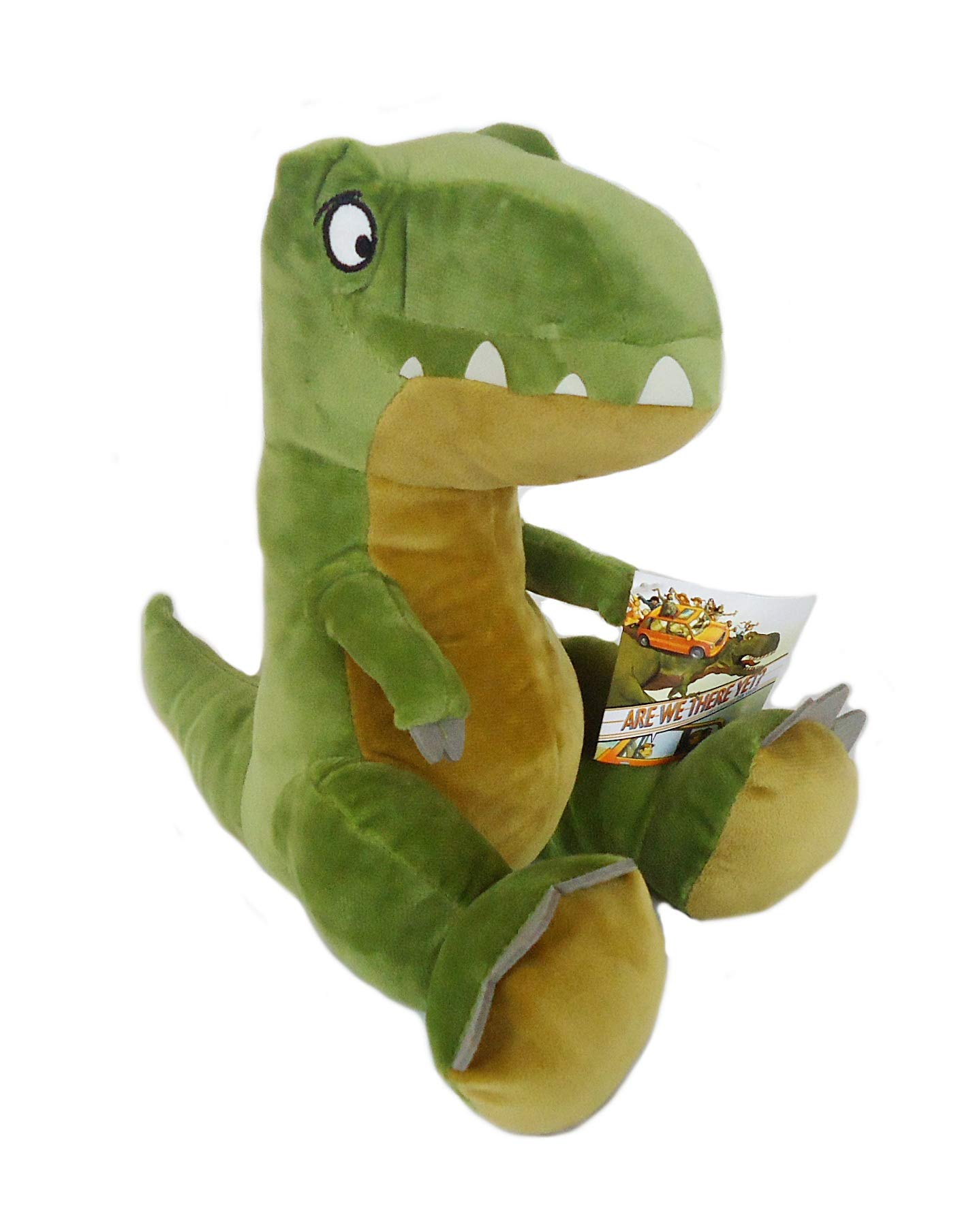 Kohl's Cares Green T-Rex Dinosaur Plush from Childrens Book 'are We There Yet?' by Dan Santat