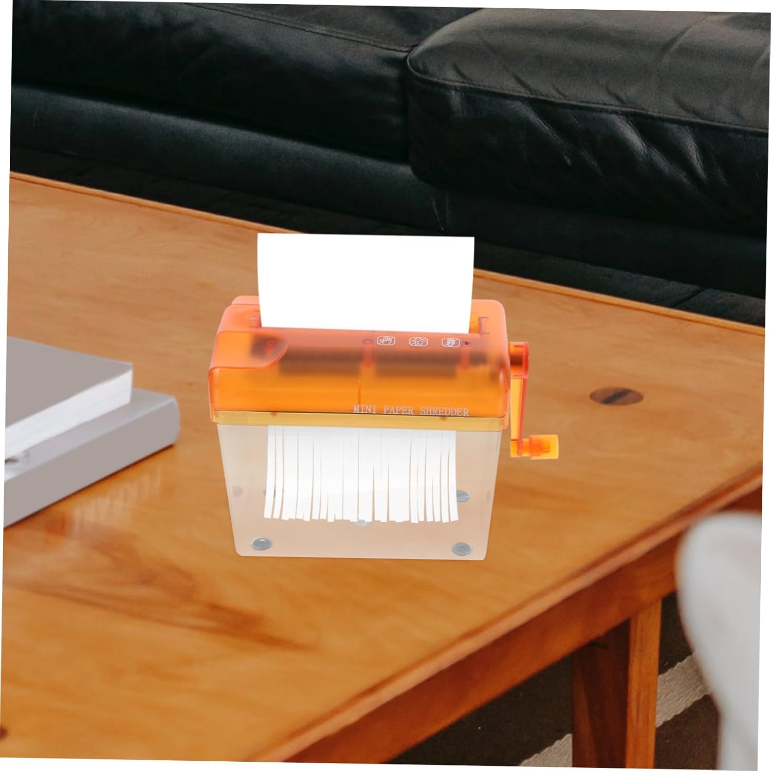 TEHAUX Mini Paper Shredder Document Cutter for Home Office Portable Shredders for Paper