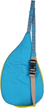 KAVU Mini Beach Rope Bag Mesh Crossbody Sling Backpack - Key Lime