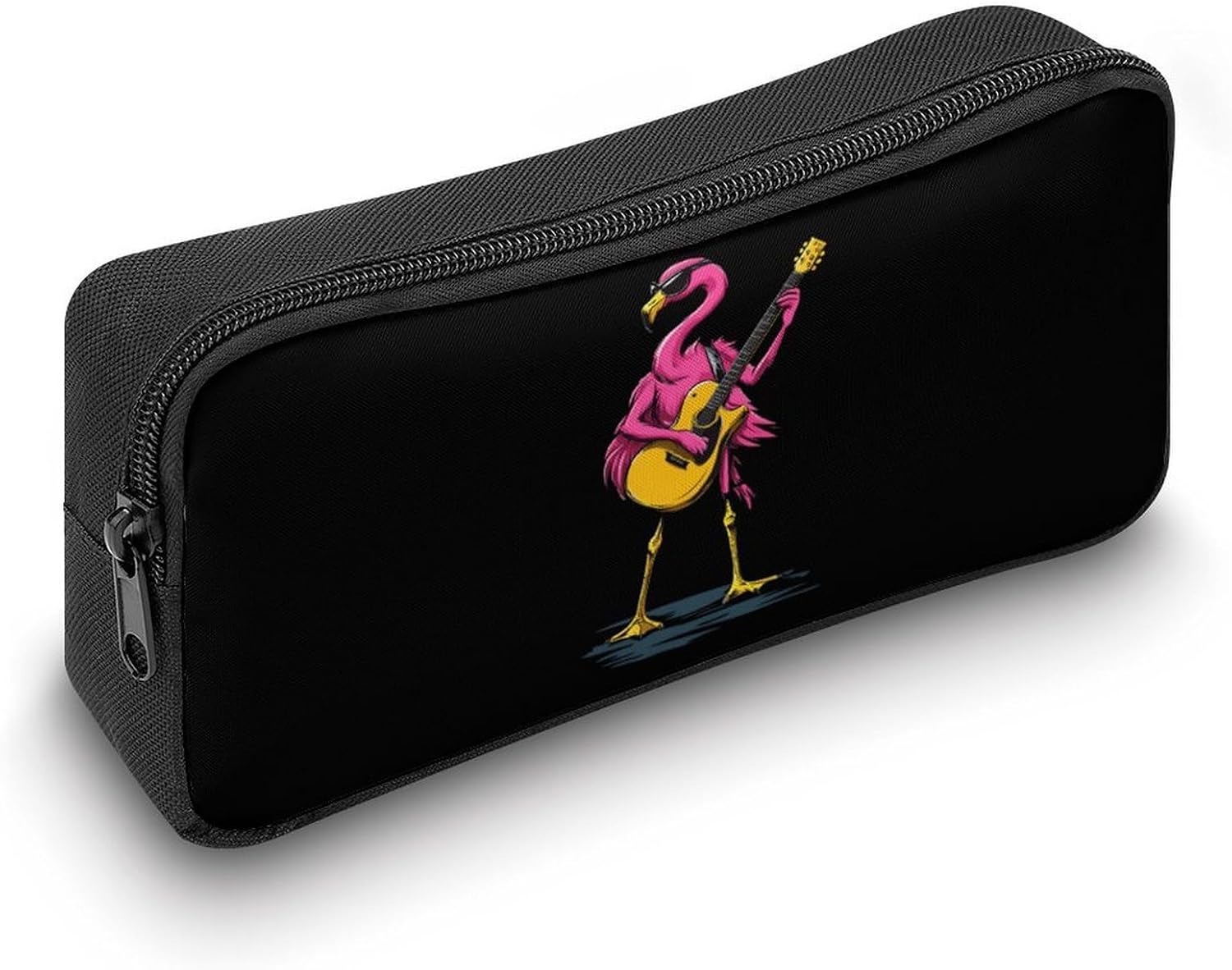 Flamingo Playing Guitar Travel Cosmetic Bag Makeup Bag image 4