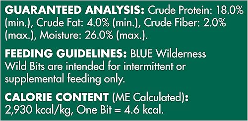 Miniatura 8 de Blue Buffalo Wilderness Trail Treats Wild Bits - Premios de entrenamiento suaves y húmedos para perros, con alto contenido de proteínas, receta de