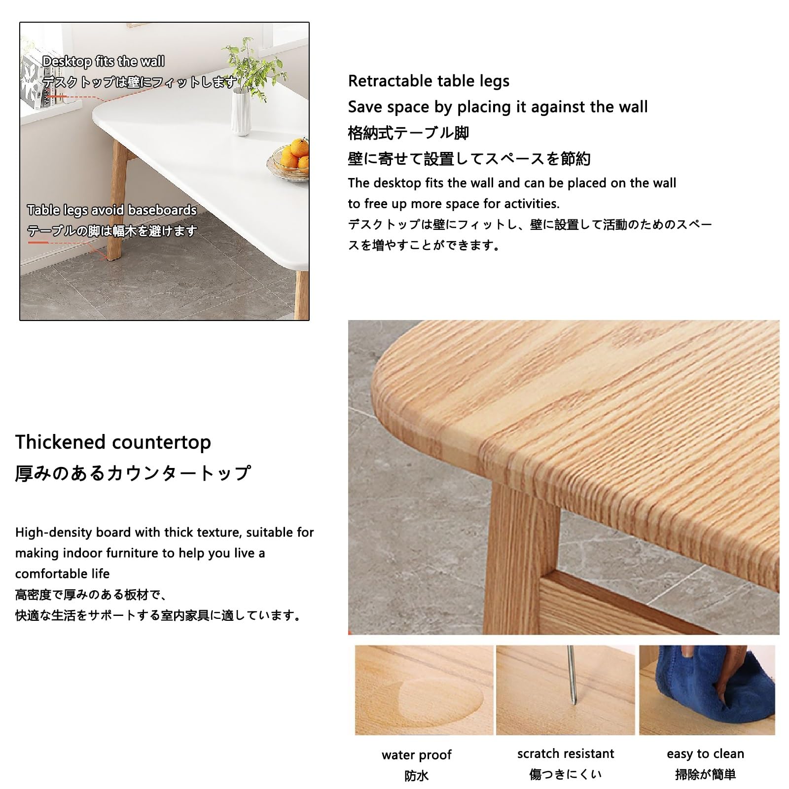 Amazon｜ダイニングテーブルセット 4人用 モダン シンプル レトロ