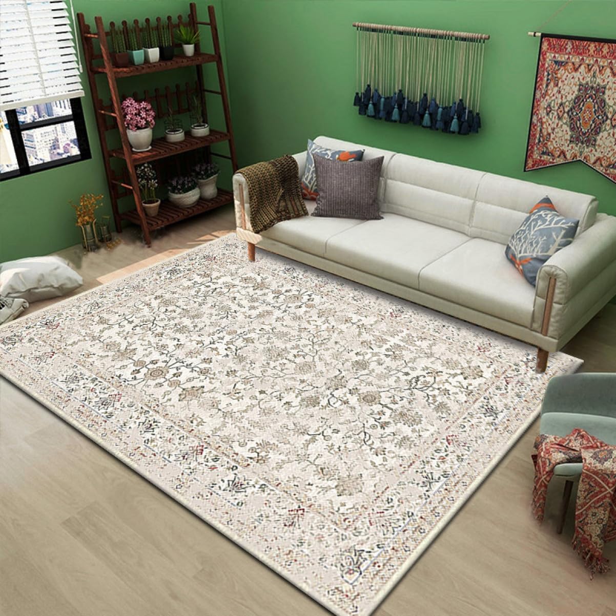 Amazon｜マット ラグマット 1.5畳 洗濯 洗える 可能 滑り止め