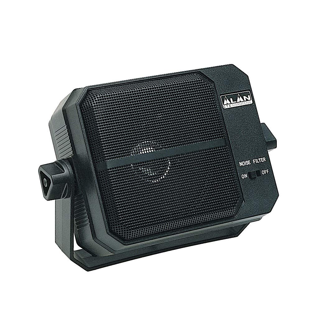 Midland - Altoparlante Esterno AU 30 Compatibile con Ricetrasmittenti Radio CB, Audio 7W Max 12W - Altoparlanti e Accessori Moto, Jack 3.5mm, Filtro Antirumore, Connettività AUX, Supporto Bluetooth