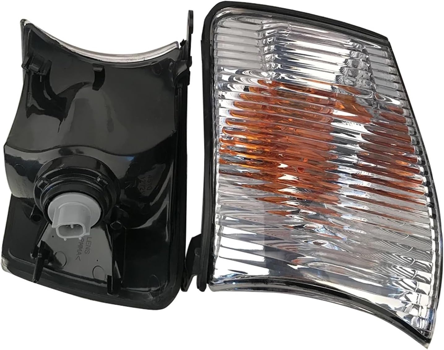 Car Front Turn Signal Lamp for Toyota Chaser GX100 JZX100 Corner Light 1996 1997 1998 1999 2000 2001 with Bulb 2PCS(White)