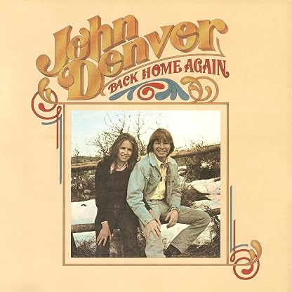 Back Home Again por John Denver, capa do álbum