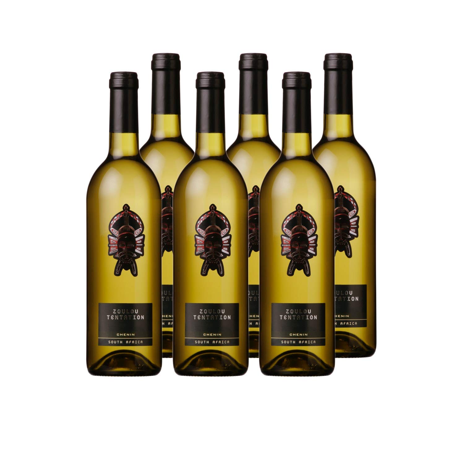 Zoulou Tentation - Chenin - Vin d'Afrique du Sud - Vin Blanc - lot de 6 bouteilles x 75 cl