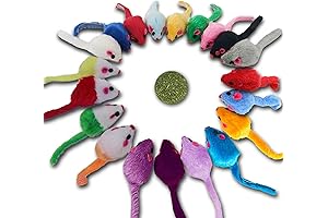 Furry Cat Toys: Mice Rattle - The Purrfect Plaything for Indoor Cats