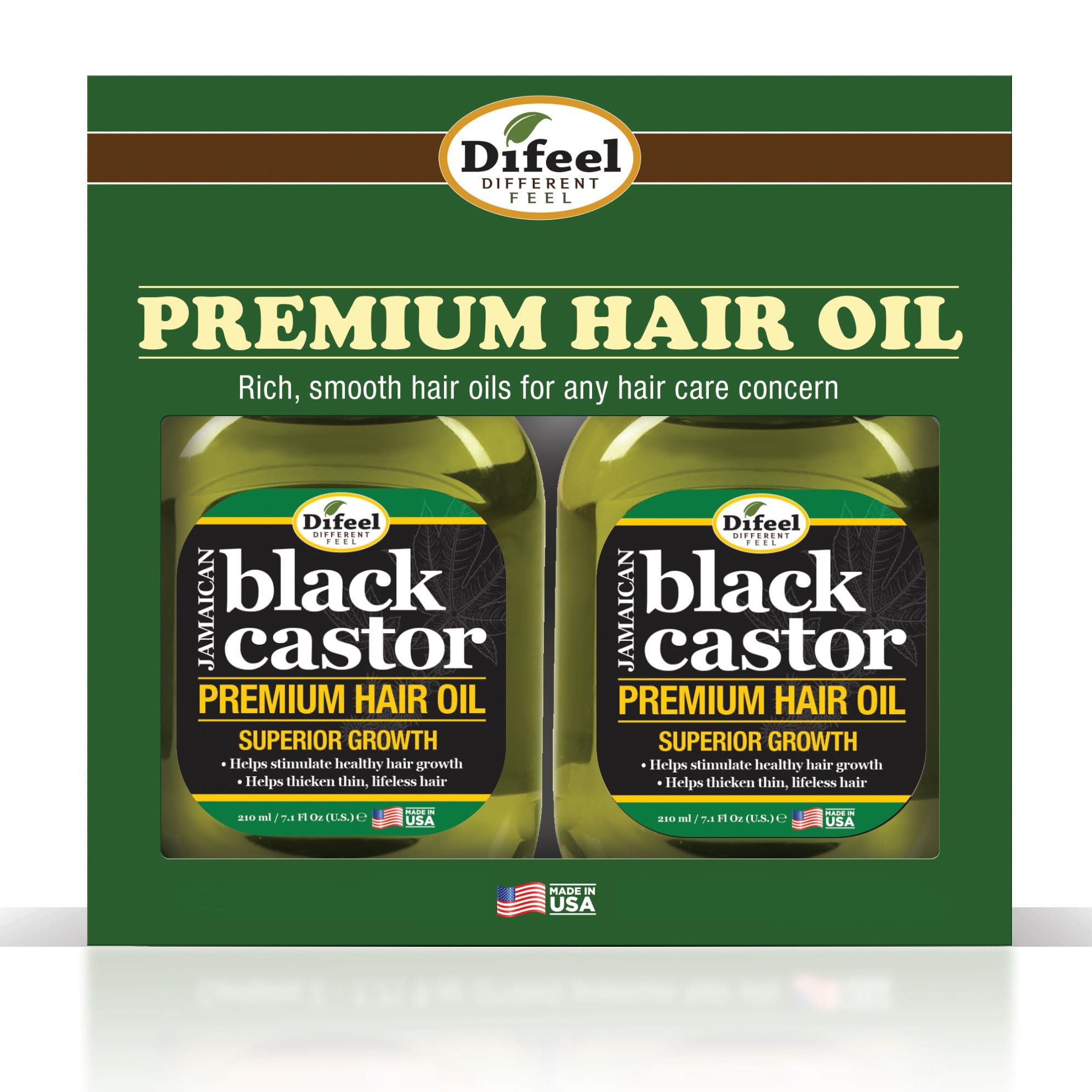 Superior Growth Jamaican Black Castor Premium Hair Oil 7.1 oz. - Deluxe 2-PC Gift Set