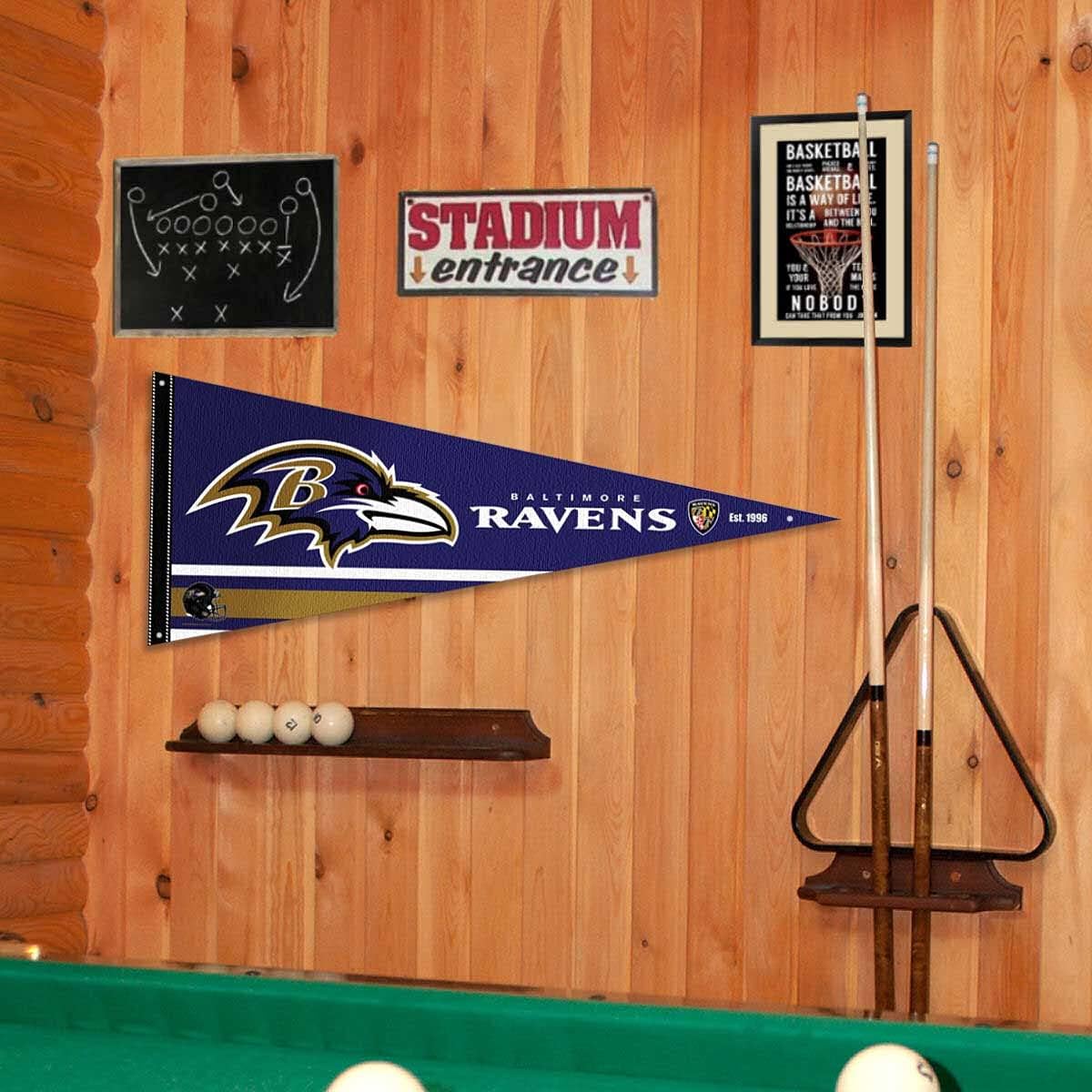 Baltimore Ravens Pennant Banner and Wall Tack Pads - Image 4