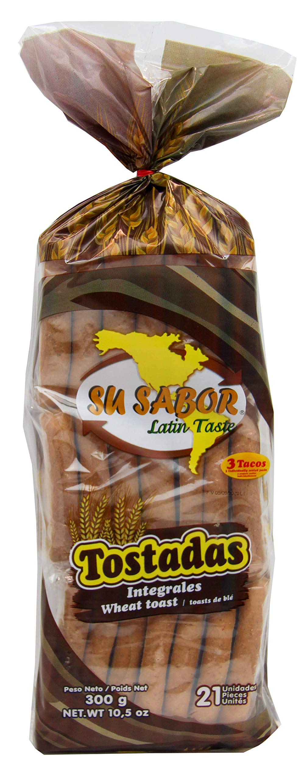 Su Sabor Wheat Toast Tostadas Integrales 10.5 Ounces