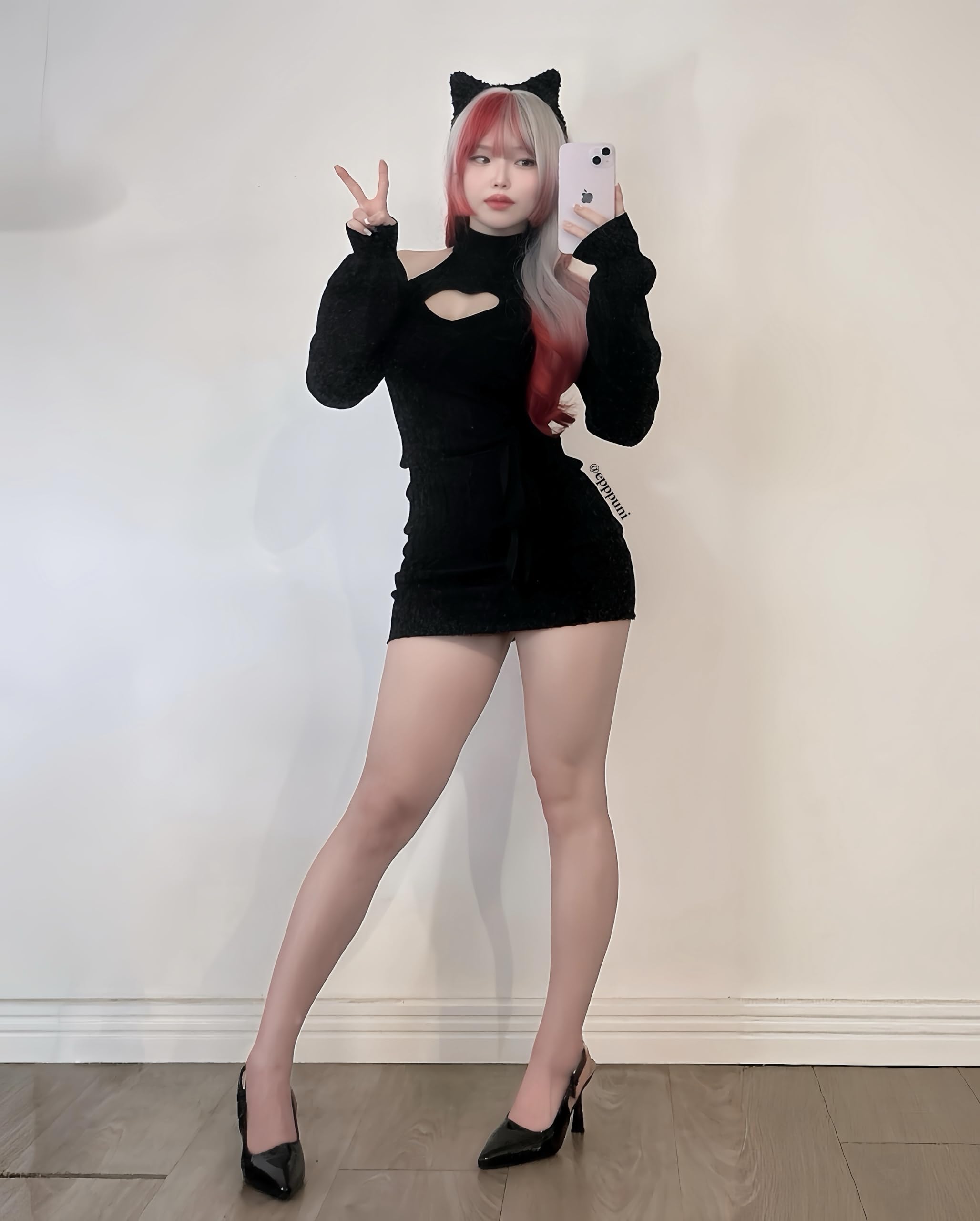 gradient Wigs cosplay Wig pink and lolita wigs anime wig halloween Wigs for women (No accessories included) ()