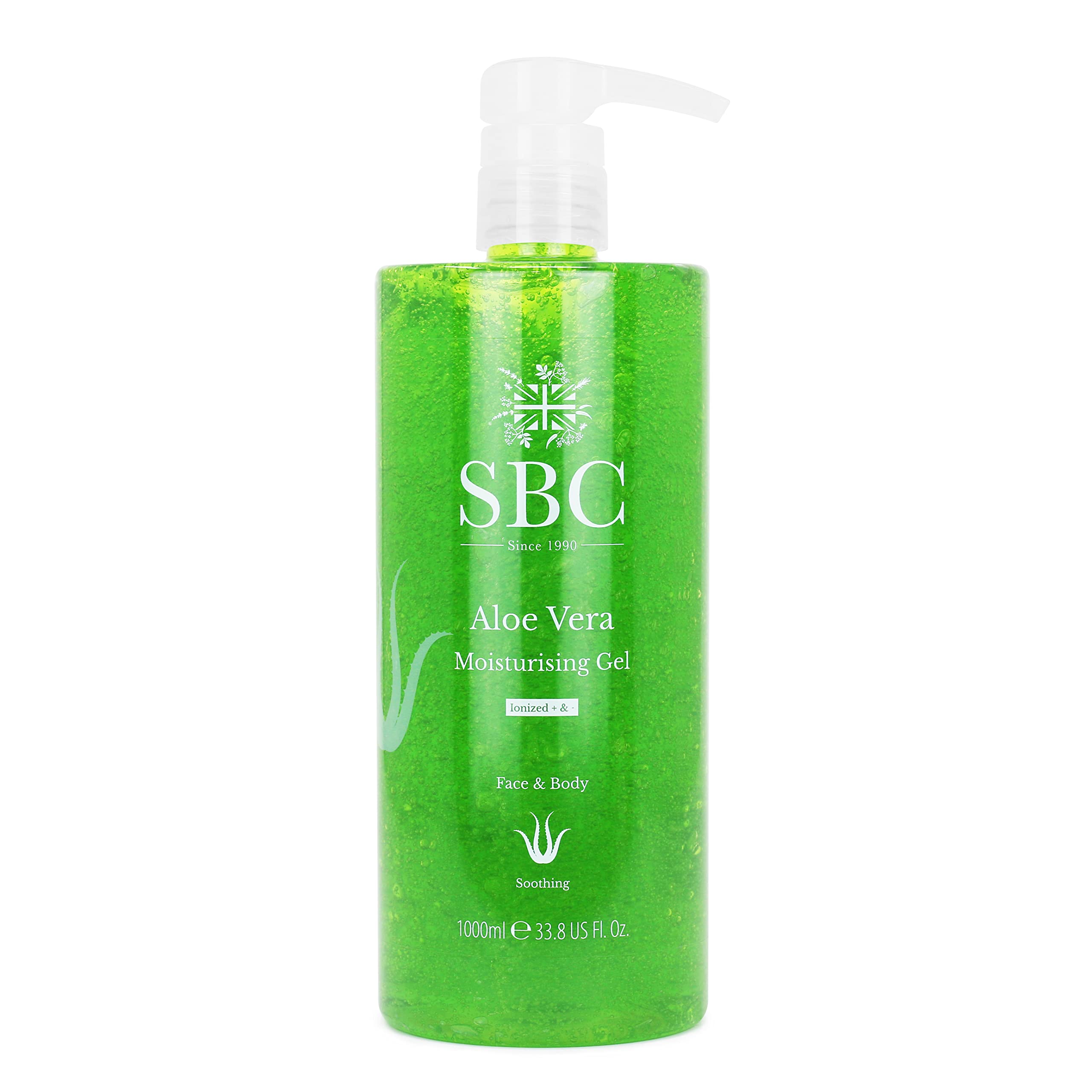 SBC, Gel all'Aloe Vera con dosatore, 1000 ml