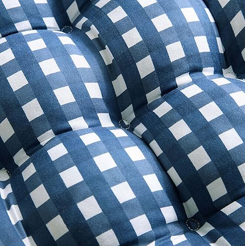 Miniatura 4 de Fundas de cojín de silla para sillas de patio, cojines de silla para sillas de comedor, cojines de asiento para silla lavable, lazos de longitud