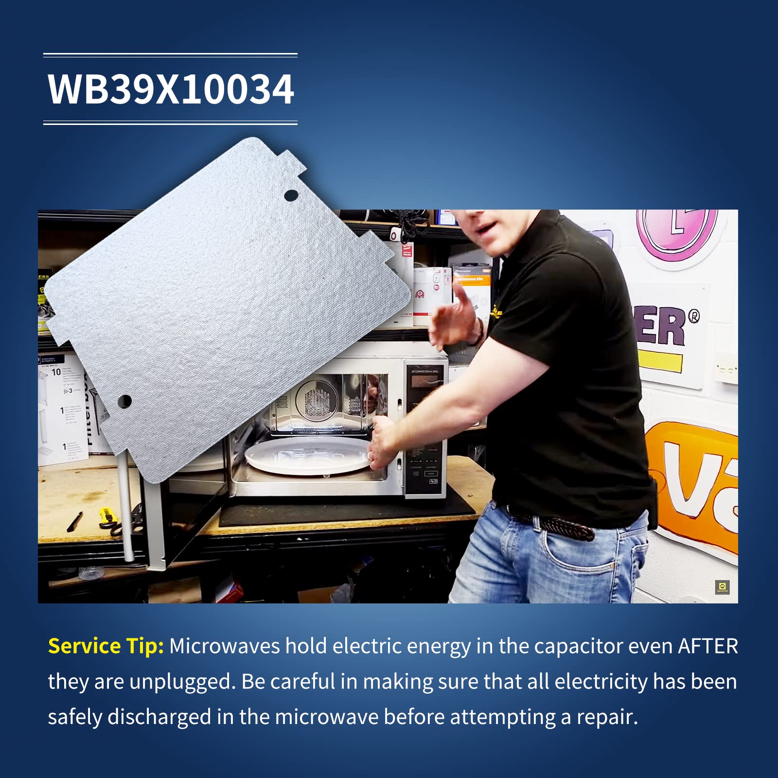 Amazon.com: Vsttar Part #WB39X10034 262100100006 Microwave