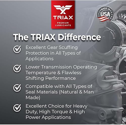 Miniatura 6 de TRIAX ATF multiuso  balde de 5 galones  Dexron IIIMerconAllison con tecnología de cambio seguro