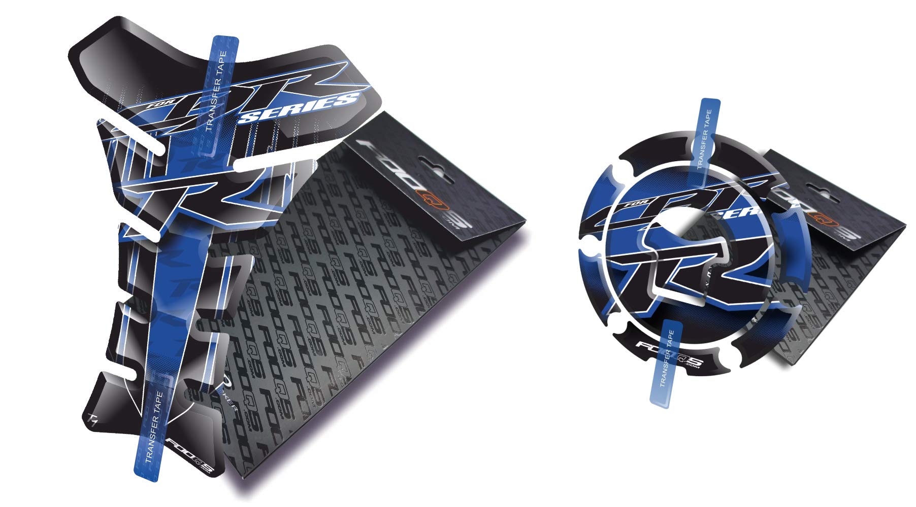 Fooqs Tankpad and Cappad for Honda CBR 1000rr Cbr1000rr 1000 Cbr600rr Older Model (Blue)