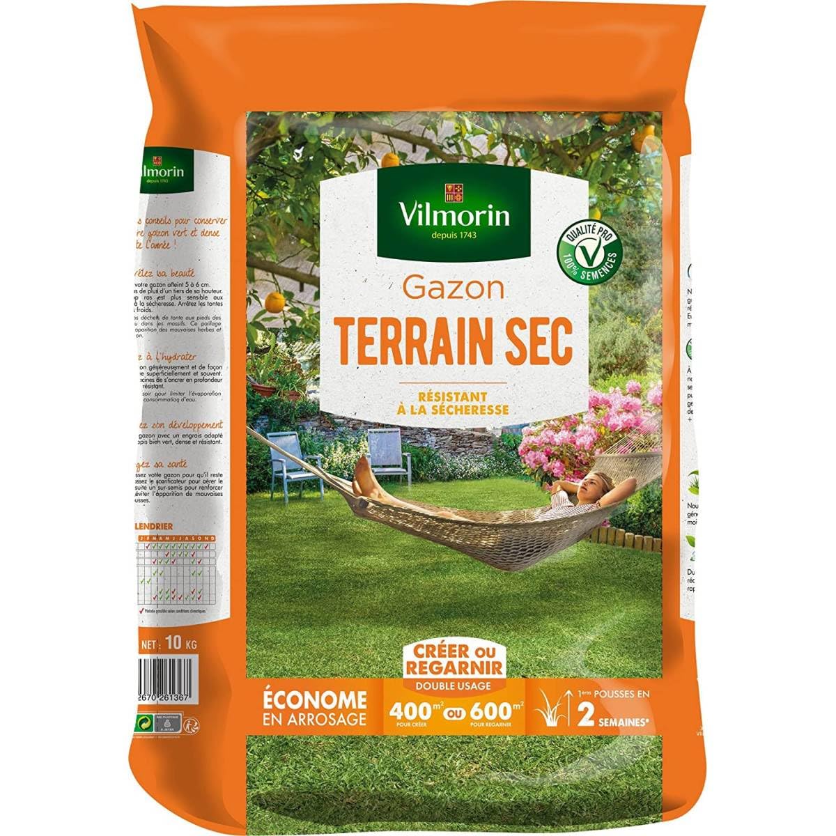 Gazon Terrain Sec - 10 kg
