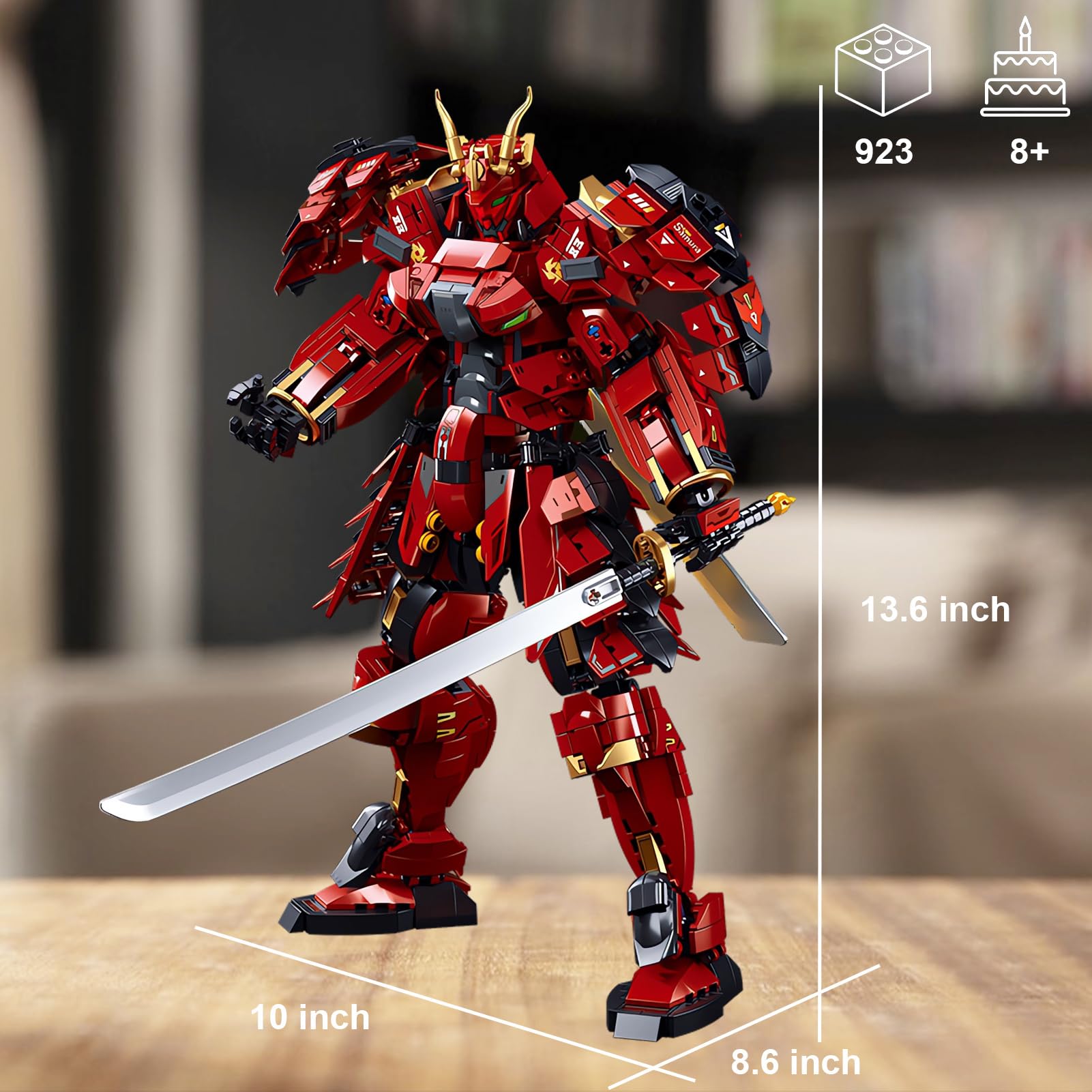 Amazon.co.jp: サムライアーマーウォリアーモデルビルディングセット 
