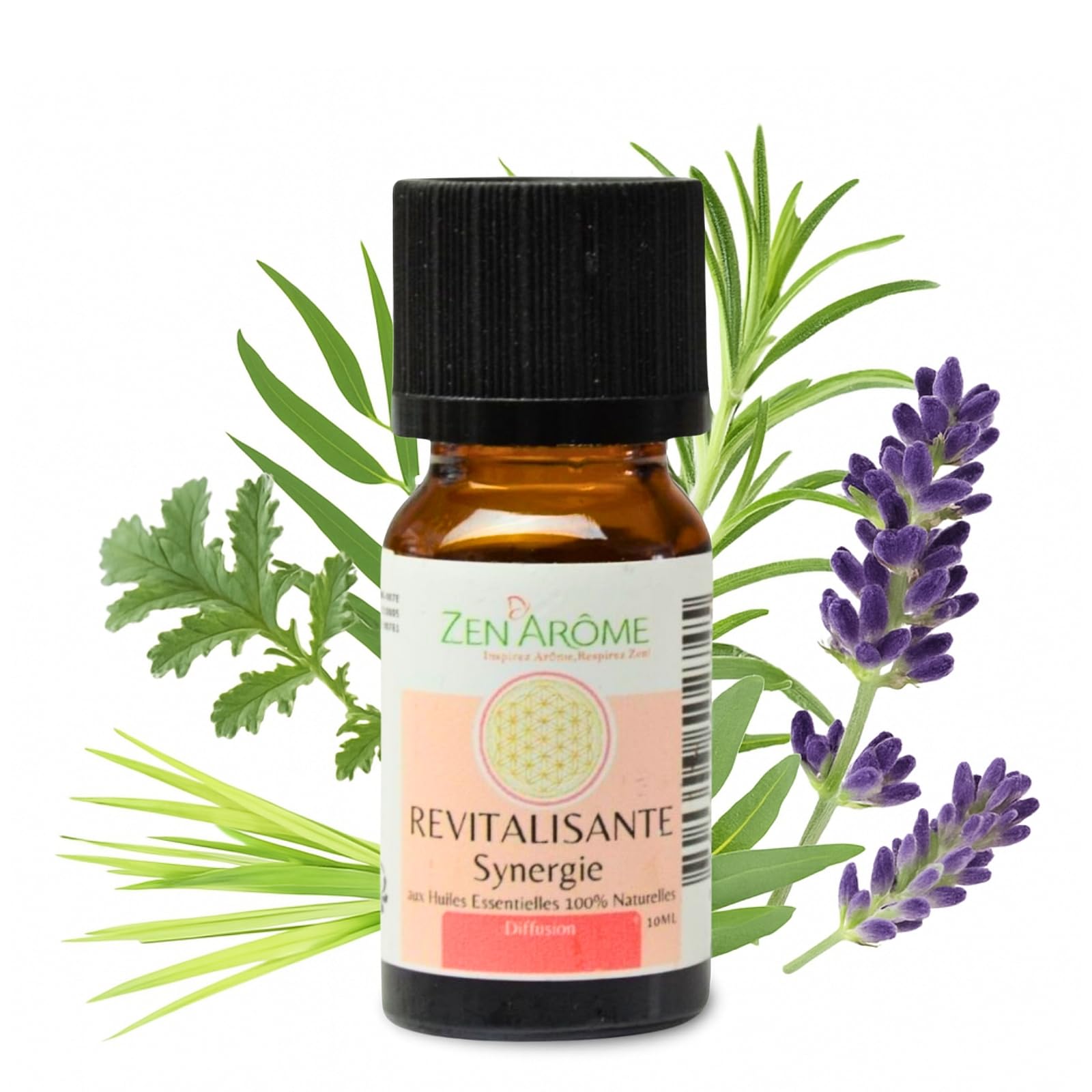Synergie d’Huiles Essentielles Revitalisante - Mélange Huiles Essentielles 100% Pure et Naturelle - Utilisation en Diffusion pou