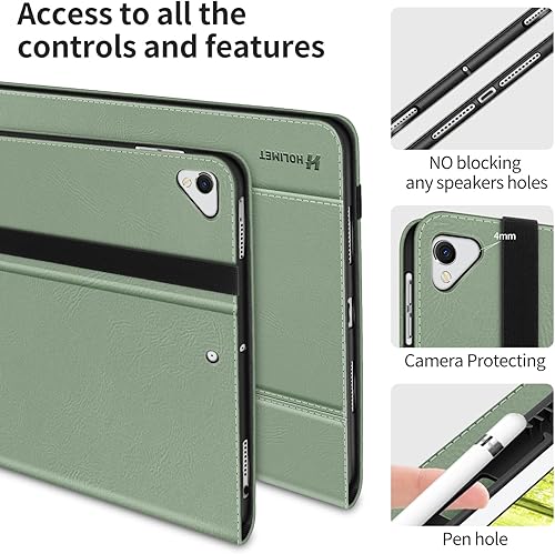 Miniatura 5 de HOLIMET - Funda para iPad Air de 3 generación, funda para iPad Pro de 10.5 pulgadas con soporte para lápices, soporte de TPU suave, soporte de