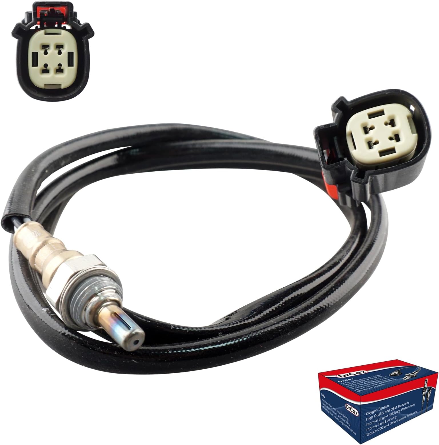 32700006 Oxygen O2 Sensor Rear Heated Compatible with Harley Davidson V-Rod Sportster Softail Dyna Replace 932-14066 14279